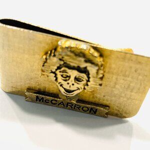 McCarron Golden Figurative Mid Century Modern Money Clip